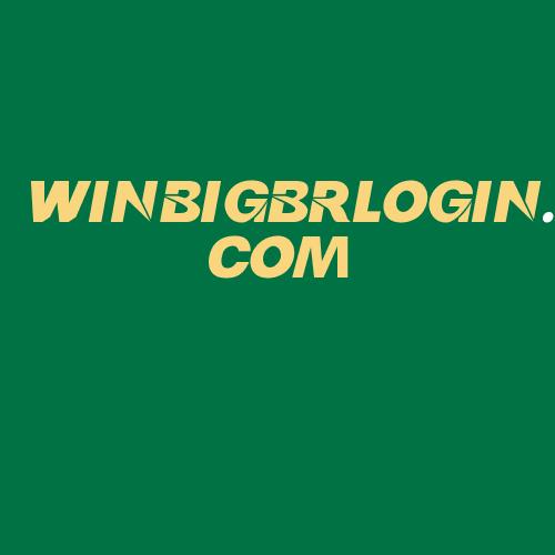 Logo da WINBIGBRLOGIN